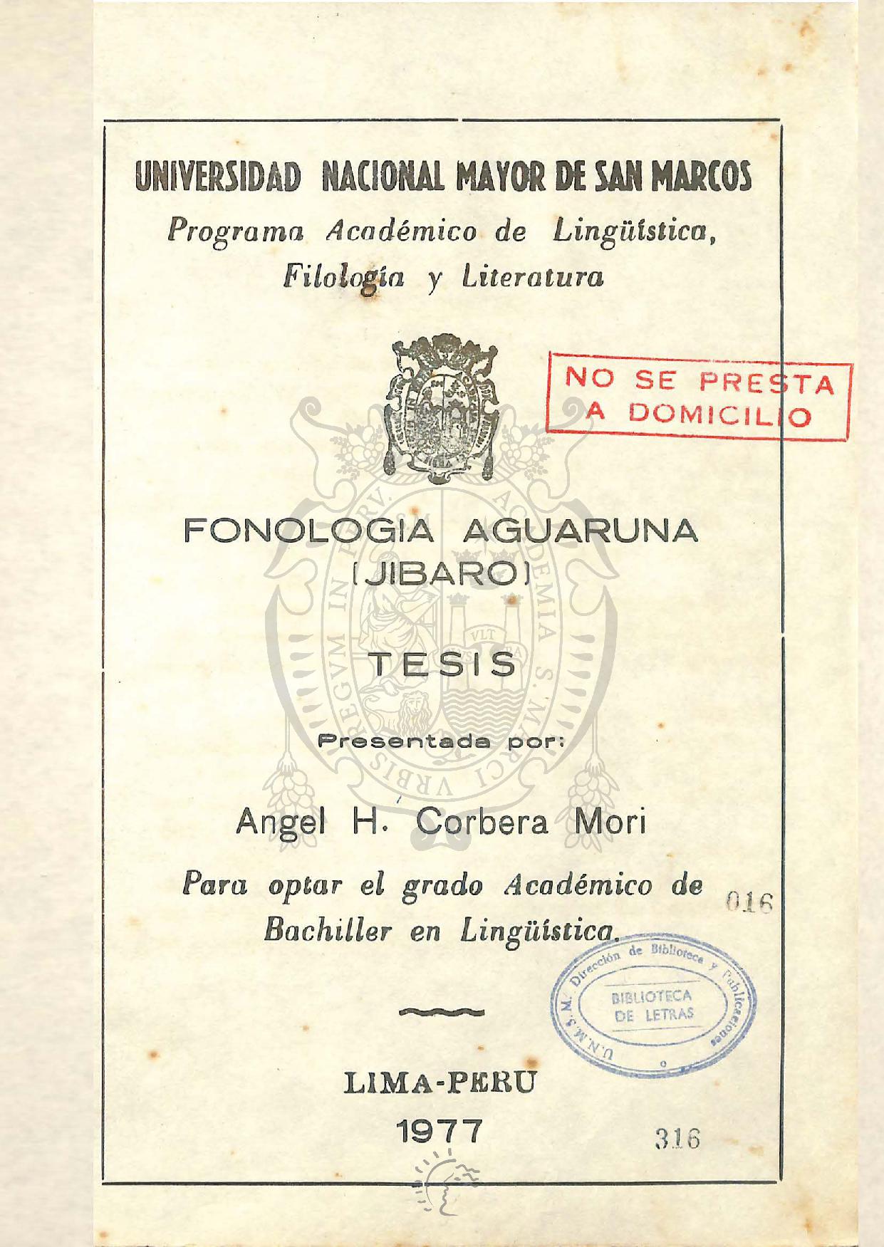 Fonología aguaruna (jíbaro)